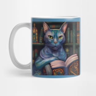 Blue Cat is an Antiquarian Mug